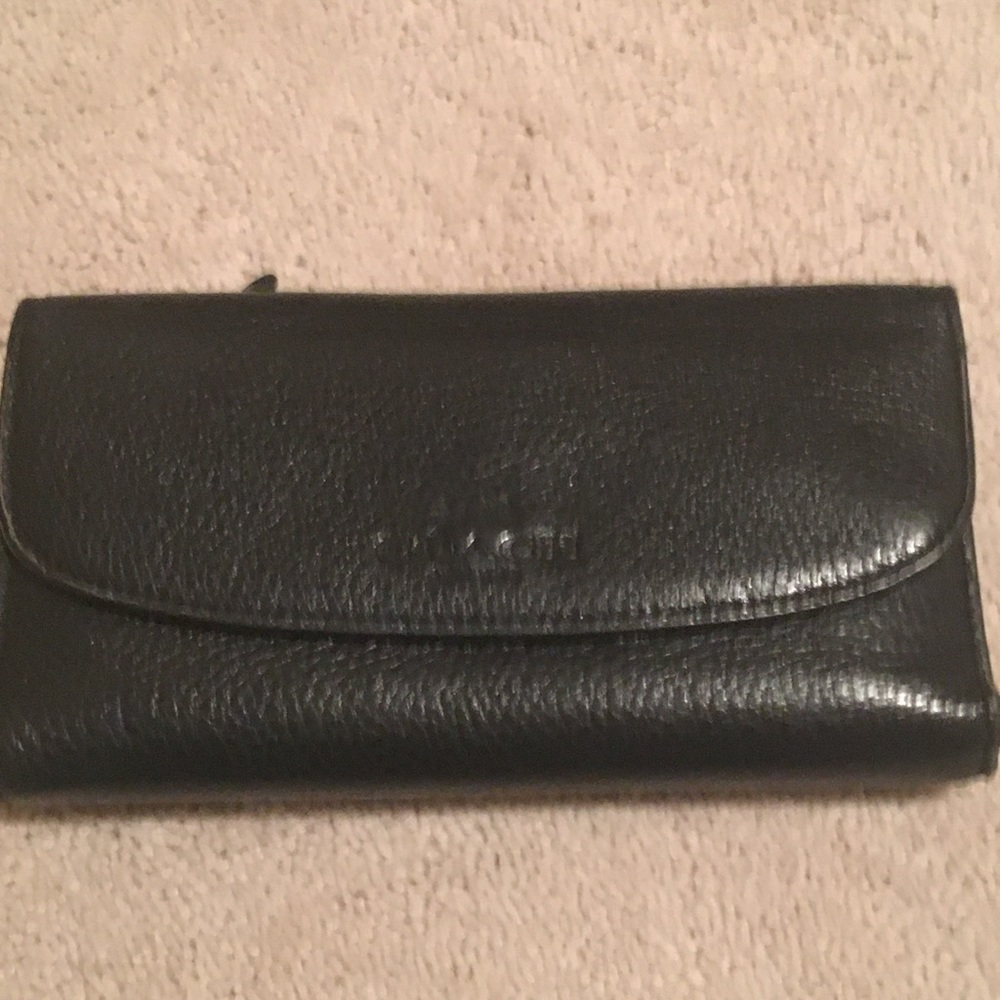 Black Coach billfold.